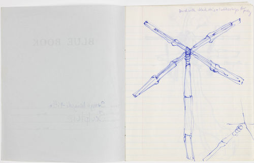 Senga Nengudi sketchbook, page one