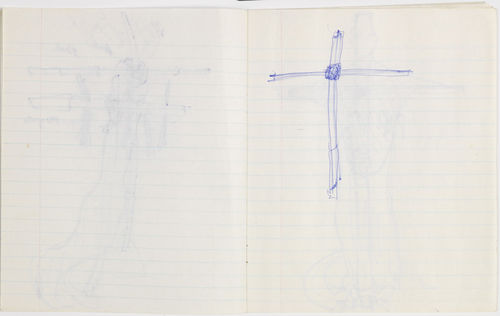 Senga Nengudi sketchbook, page three