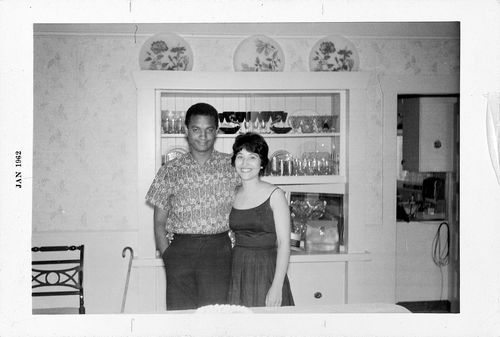 Daniel LaRue Johnson and Virginia Jaramillo in Los Angeles, early 1960s