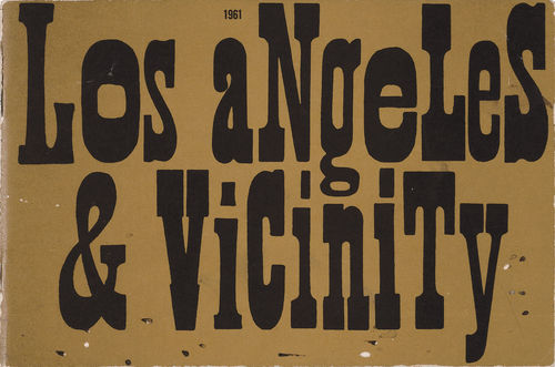 Announcement for the annual "Artists of Los Angeles and Vicinity" exhibition at the Los Angeles County Museum of Art, 1961