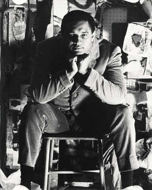 Daniel LaRue Johnson at a school on behalf of the South Bronx Multi-Purpose Supplementary Educational Center, c. 1968