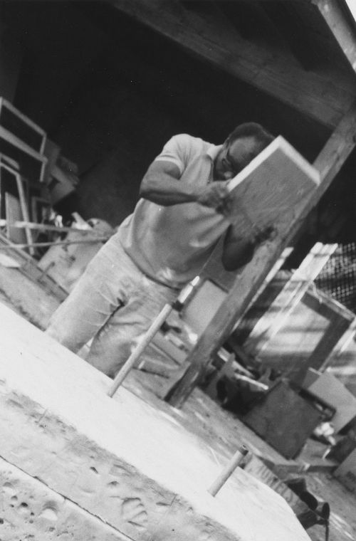 Noah Purifoy at work
