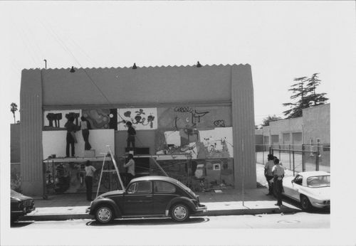 Mural project in Watts, 1960s