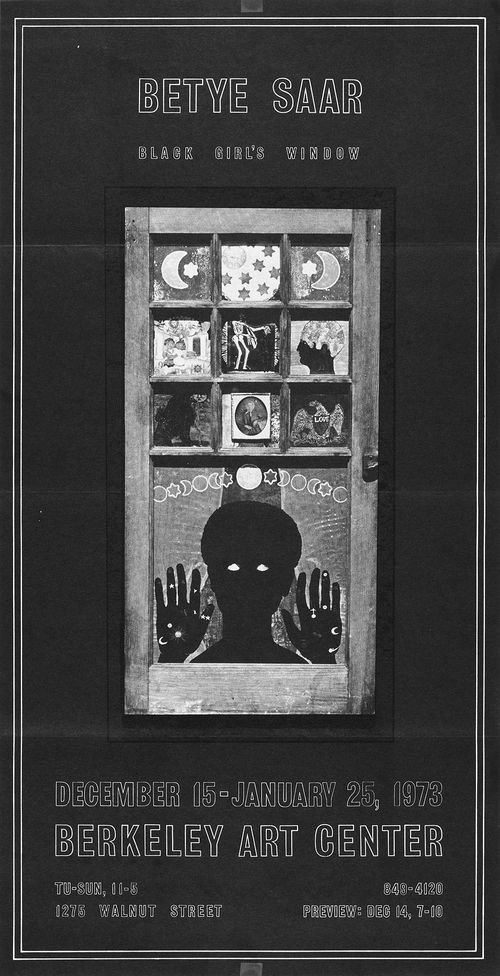 Exhibition announcement, Berkeley Art Center, Berkeley, California, 1972