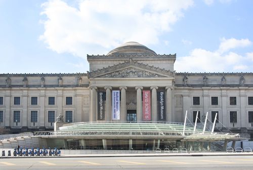 Museum exterior. Brooklyn Museum, New York