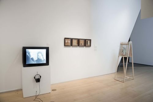 Self-Portrait gallery. From left to right: Letícia Parente, Preparação 1 (Preparation 1), 1975, Magali Lara, Ventanas (Windows), 1977–78, and Virginia Errázuriz, 28 / Noviembre / 1979—Diario de un día (28 / November / 1979—Diary of a day), 1979/2011. Installation view at Brooklyn Museum, New York
