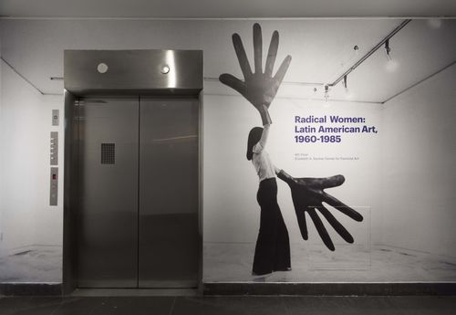 Exhibition signage. Installation view at Brooklyn Museum, New York
