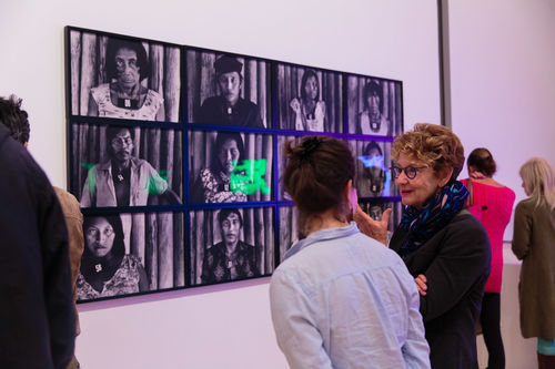 Guests at the opening of Radical Women. Brooklyn Museum, April 12, 2018
