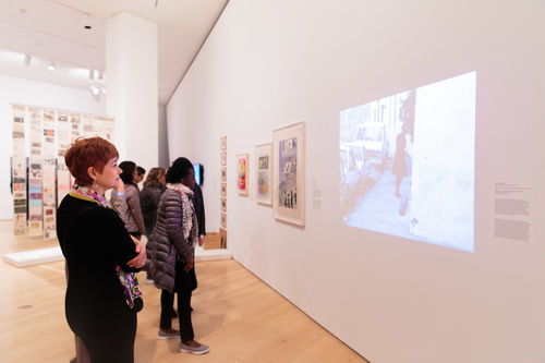 Guests at the opening of Radical Women. Brooklyn Museum, April 12, 2018
