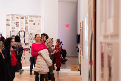 Guests at the opening of Radical Women. Brooklyn Museum, April 12, 2018
