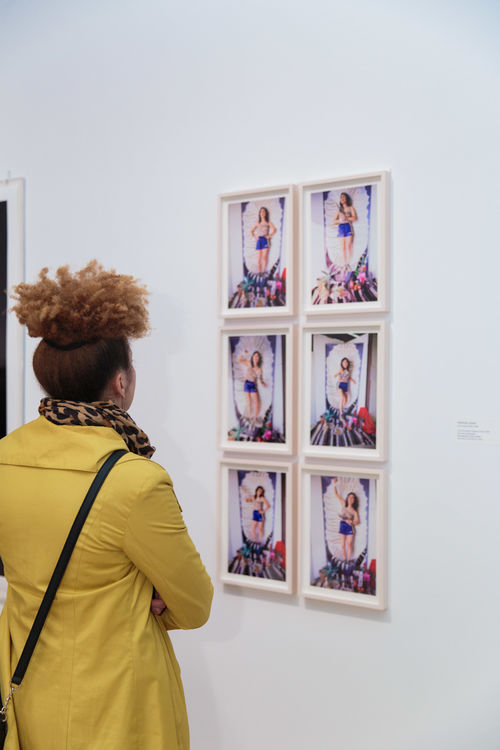 Guest at the opening of Radical Women. Brooklyn Museum, April 12, 2018
