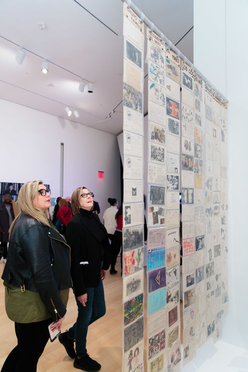 Guests at the opening of Radical Women. Brooklyn Museum, April 12, 2018
