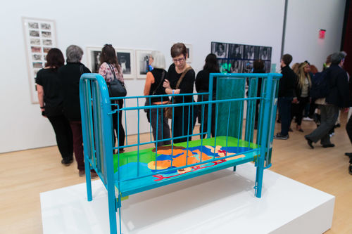 Guests at the opening of Radical Women. Brooklyn Museum, April 12, 2018
