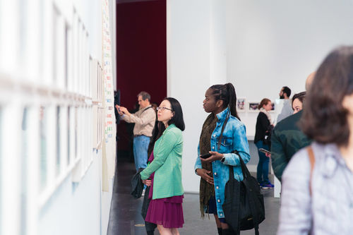 Guests at the opening of Radical Women. Brooklyn Museum, April 12, 2018
