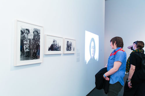 Guests at the opening of Radical Women. Brooklyn Museum, April 12, 2018