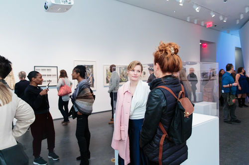 Guests at the opening of Radical Women. Brooklyn Museum, April 12, 2018
