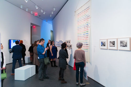 Guests at the opening of Radical Women. Brooklyn Museum, April 12, 2018
