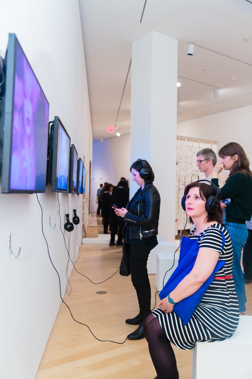 Guests at the opening of Radical Women. Brooklyn Museum, April 12, 2018
