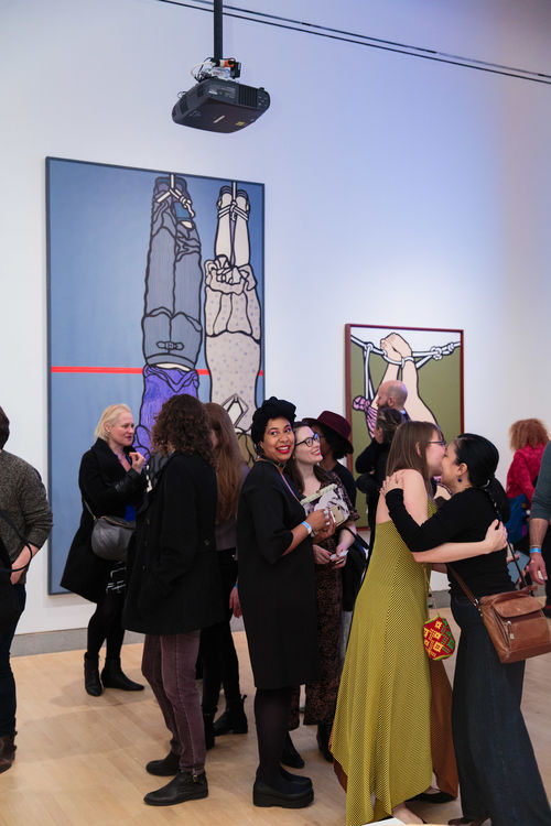 Guests at the opening of Radical Women. Brooklyn Museum, April 12, 2018
