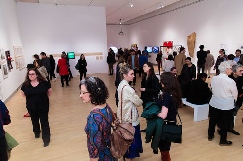 Guests at the opening of Radical Women. Brooklyn Museum, April 12, 2018
