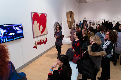 Guests at the opening of Radical Women. Brooklyn Museum, April 12, 2018
