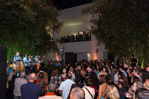 Jungle Fire perform at the opening of Radical Women. Hammer Museum, Los Angeles, September 16, 2017
