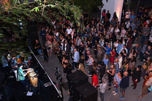 Jungle Fire perform at the opening of Radical Women. Hammer Museum, Los Angeles, September 16, 2017
