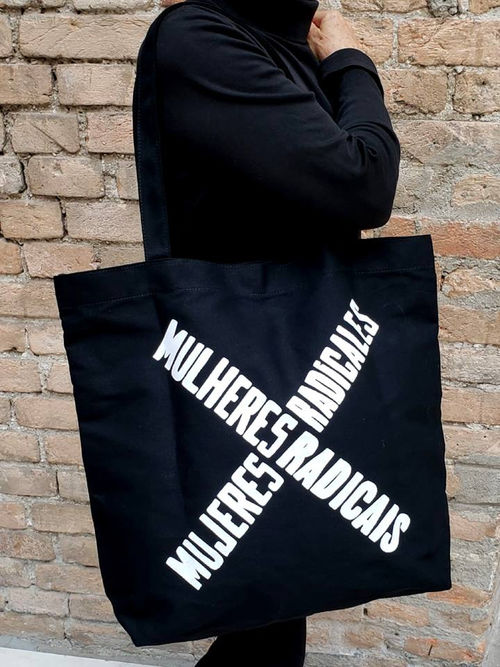 Black Mulheres Radicais/Mujeres Radicales tote bag. Pinacoteca de São Paulo