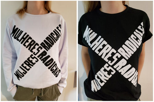 Mulheres Radicais/Mujeres Radicales shirts. Pinacoteca de São Paulo