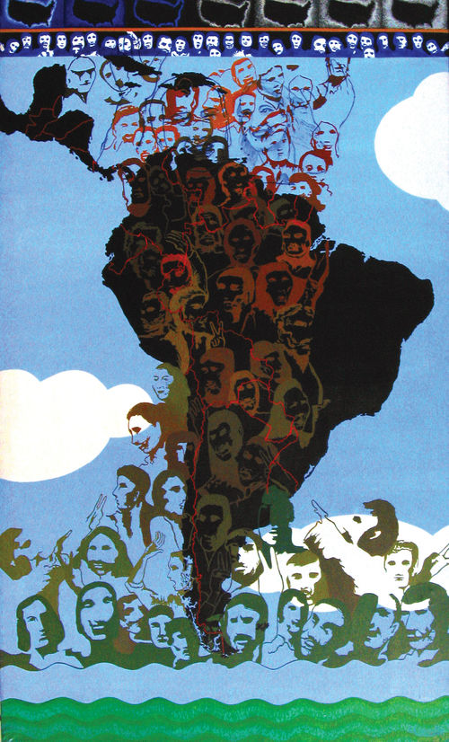 Fig. 3. Elda Cerrato, La hora de los pueblos (The time of the people), 1975. 