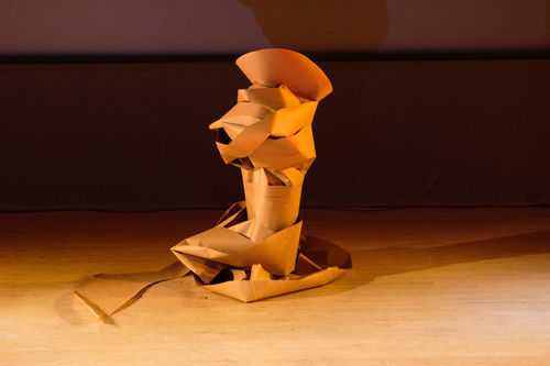 Performance of Passing Through. Brooklyn Museum, April 14, 2018