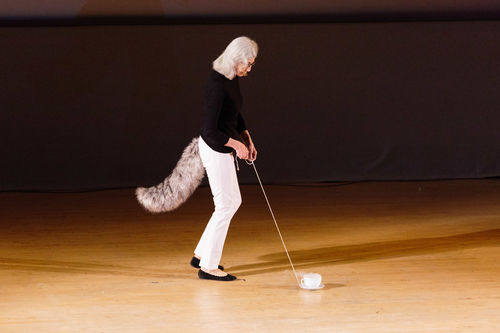 Performance of Passing Through. Brooklyn Museum, April 14, 2018