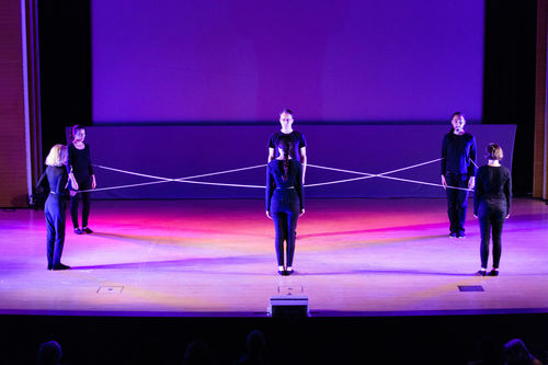 Performance of Passing Through. Brooklyn Museum, April 14, 2018