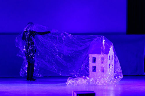 Performance of Passing Through. Brooklyn Museum, April 14, 2018