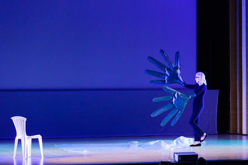 Performance of Passing Through. Brooklyn Museum, April 14, 2018