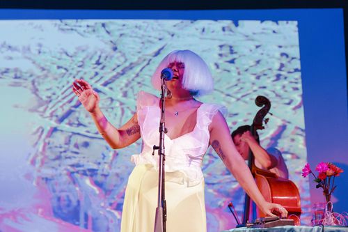 STEFA* performs at Cuerpxs Radicales: Radical Bodies in Performance. Brooklyn Museum, July 5, 2018