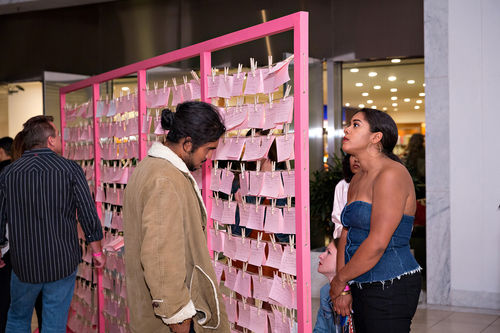 Mónica Mayer, El tendedero. Hammer Museum, Los Angeles, September 15–18, 2017 