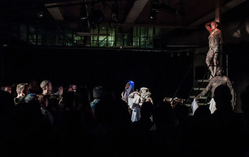 Performance of "Sebastiane," Hammer Museum, Los Angeles, March 13, 2014