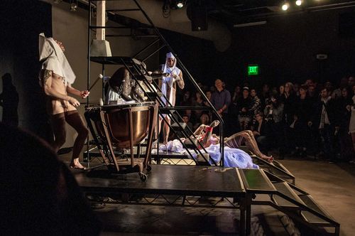 Performance of "Sebastiane," Hammer Museum, Los Angeles, March 13, 2014