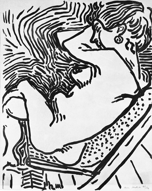 Henri Matisse, Nu, le grand bois, 1906. 