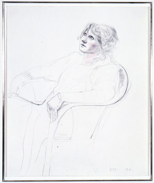 David Hockney, Celia Smoking, 1974. 