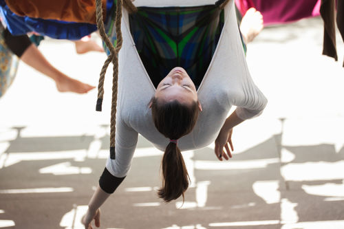 Trisha Brown: Floor of the Forest. Installation view at the Hammer Museum, Los Angeles. March 30, 2013 - April 21, 2013. Photo by Marianne Williams.
