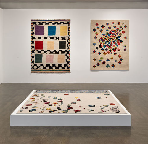 The Afghan Carpet Project, June 13-September 27, 2015. Installation at the Hammer Museum, Los Angeles. Photo: Brian Forrest.