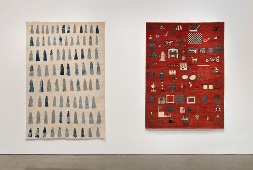 The Afghan Carpet Project, June 13-September 27, 2015. Installation at the Hammer Museum, Los Angeles. Photo: Brian Forrest.