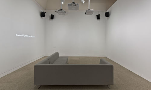 UH-OH: Frances Stark 1991-2015, installation view, Hammer Museum, Los Angeles, October 11, 2015-January 24, 2016. Photo by Brian Forrest.