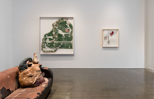 Hammer Contemporary Collection: Jessica Jackson Hutchins, installation view, Hammer Museum, October 3, 2015-January 24, 2016. Photo: Brian Forrest. 