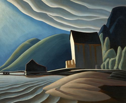 Lawren Harris, Ice House, Coldwell, Lake Superior, ca. 1923
