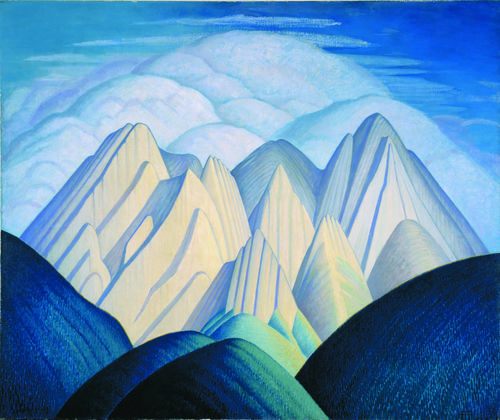 Untitled (Mountains Near Jasper)