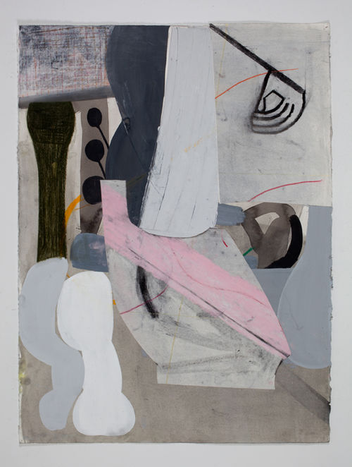 Amy Sillman, A Shape that Stands Up and Listens #31, 2012