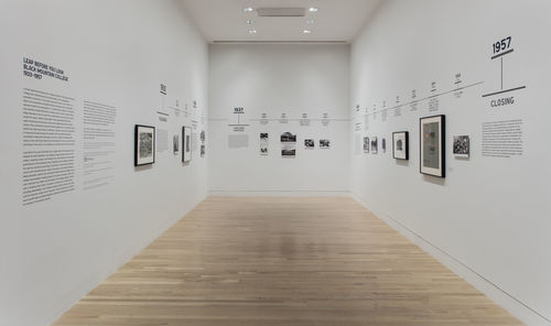 Leap Before You Look: Black Mountain College, 1933-1957, installation view, Hammer Museum, Los Angeles, February 21 – May 15, 2016. Photo: Brian Forrest.